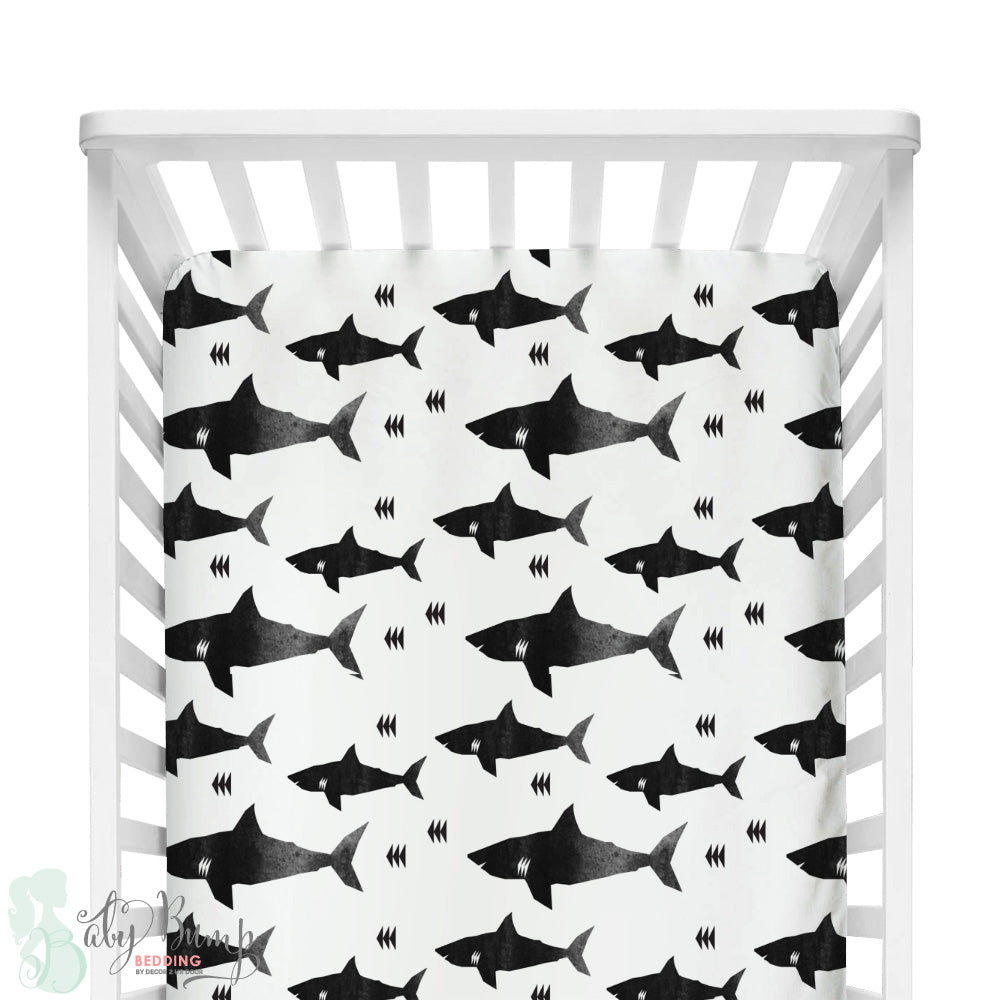 shark crib sheets