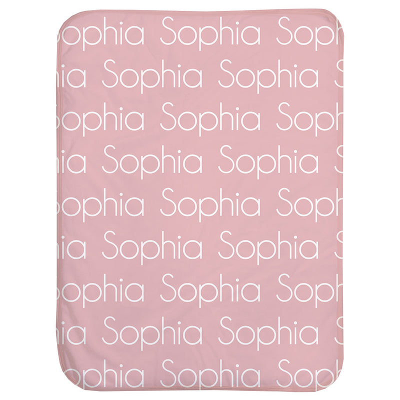 personalized sherpa baby blanket