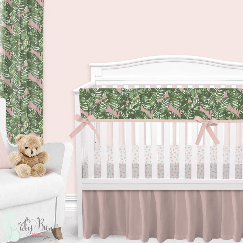 blush crib set