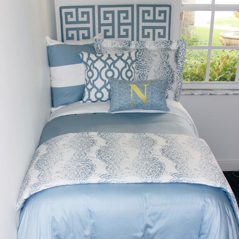 Solid Light Blue Duvet Cover Sham 100 Cotton Duvet Cover