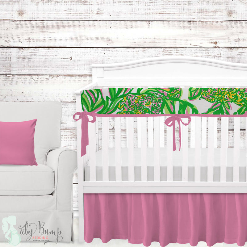 monkey crib set for baby girl