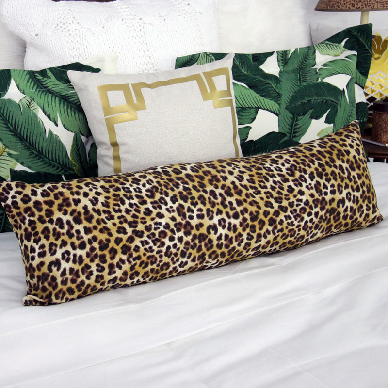 cheetah print throw pillows