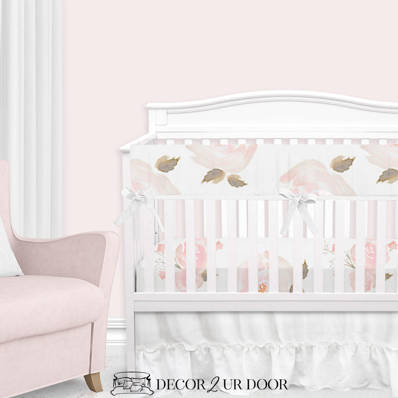 baby girl crib bedding floral