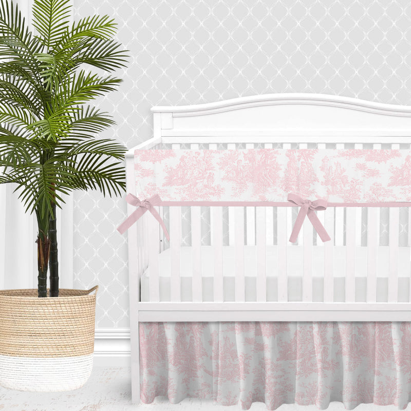 toile crib bedding