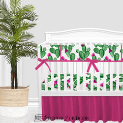 cactus baby crib bedding