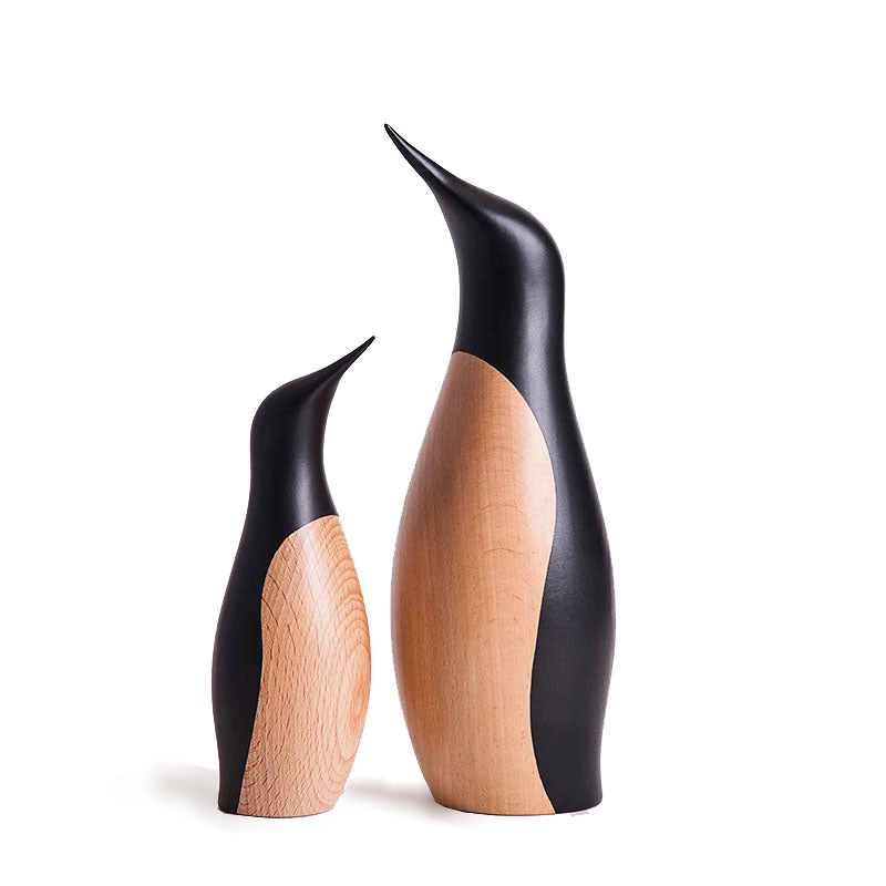 Architecmade wooden penguin