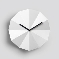 lawa design modern scandinavian white wall clock