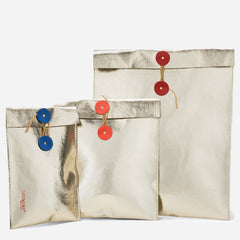 Uashmama sustainable paper metallic gift bag