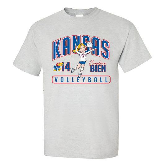 Gameday Social Kansas Jayhawks Est. 1865 Circle Puff Crew - Royal Blue LRG