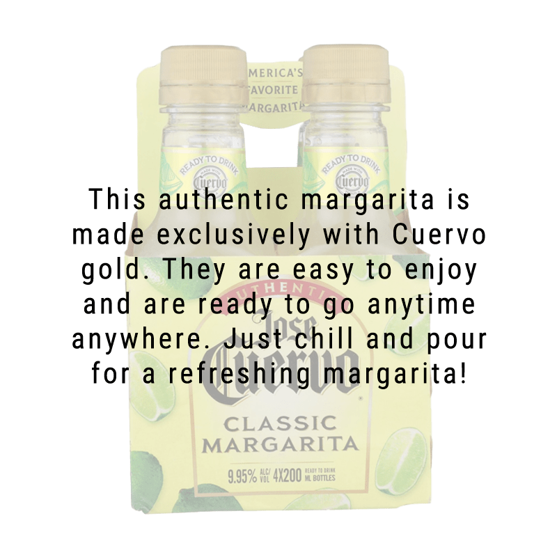 Jose Cuervo Authentic Classic Margarita 200mL 4 Pack