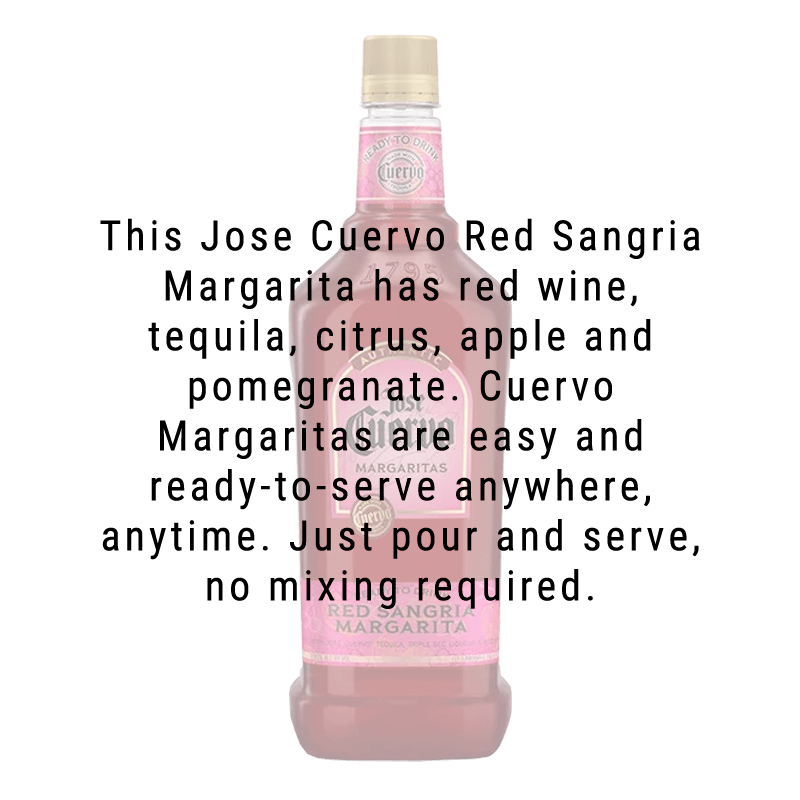 Jose Cuervo Authentic Red Sangria Margarita 1.75L