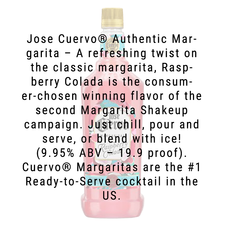 Jose Cuervo Raspberry Colada Tequila  1.75L