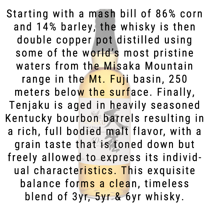 Tenjaku Blended Japanese Whiskey 750mL