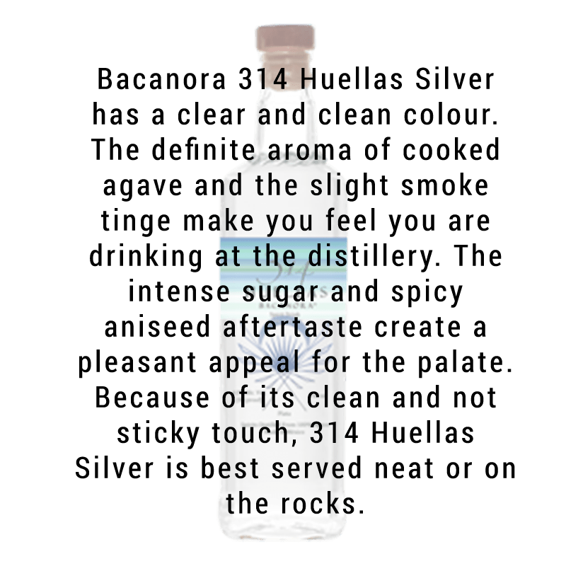 314 Huellas Bacanora Silver 750ml