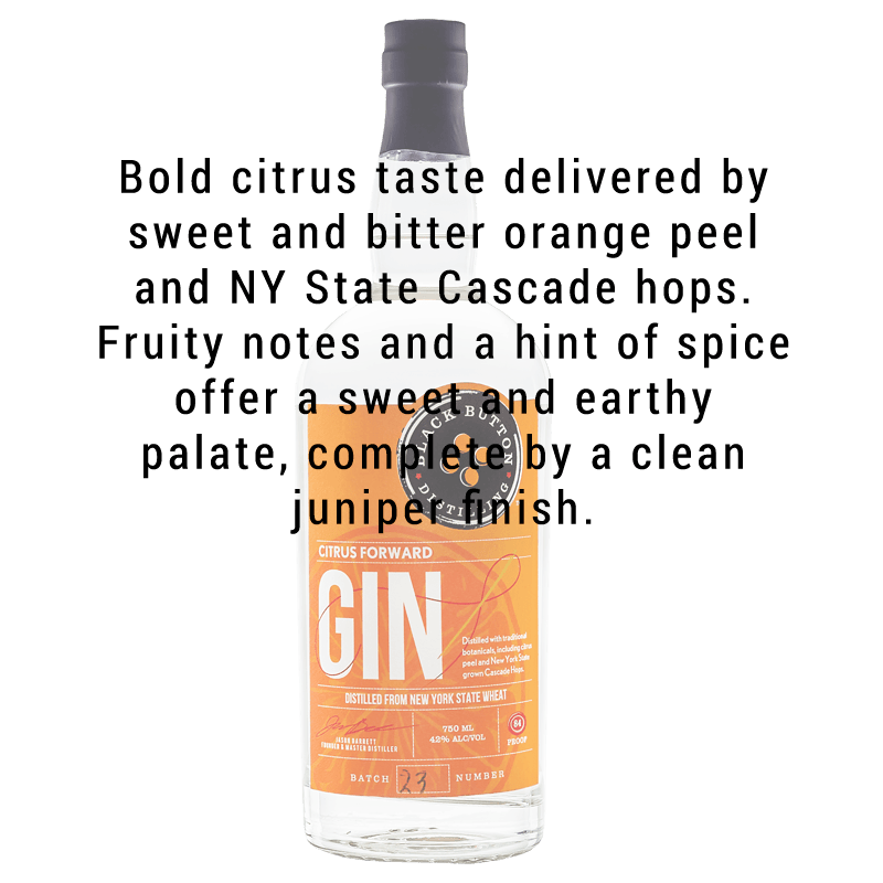 Black Button Citrus Forward Gin 750mL