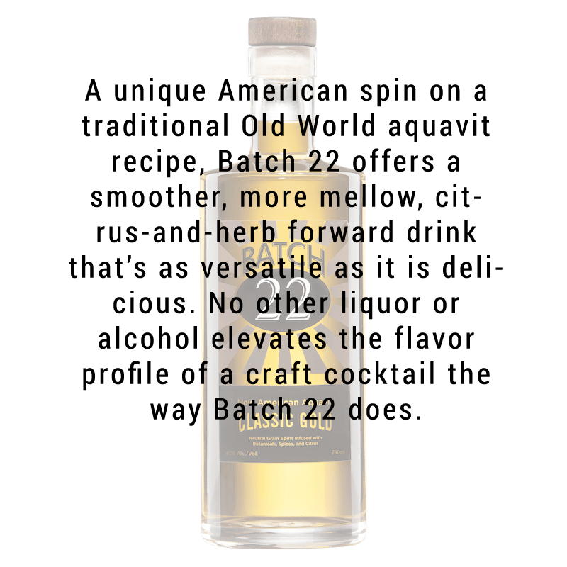 Batch 22 New American Aquavit 750ml