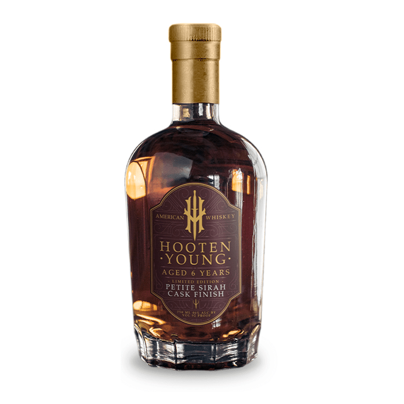 Hooten Young Wine Barrel Whiskey Collection Petite Sirah Cask Finish 750mL