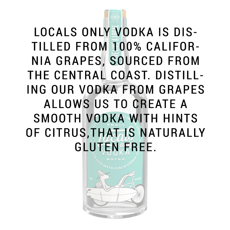 Locals Only Vodka 750ml