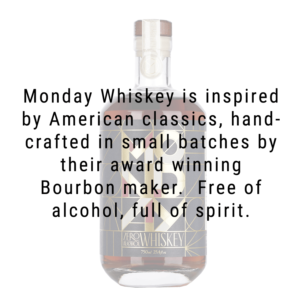 Monday Zero Alcoholic Whiskey 750mL