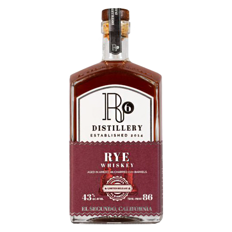 R6 Rye Whiskey PX Barrels 750mL