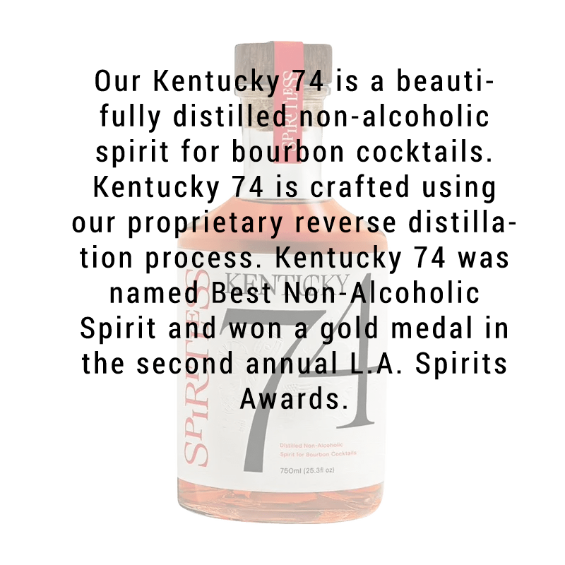 Spiritless Kentucky 74 Distilled Non-Alcoholic Whiskey 750mL