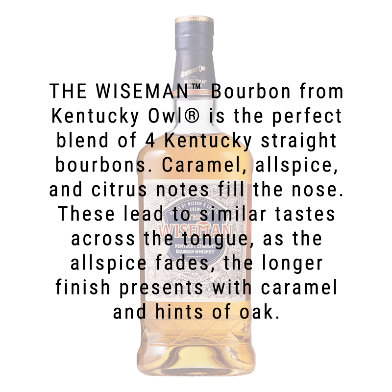 The Wiseman Straight Bourbon Whiskey Kentucky Owl 750ml