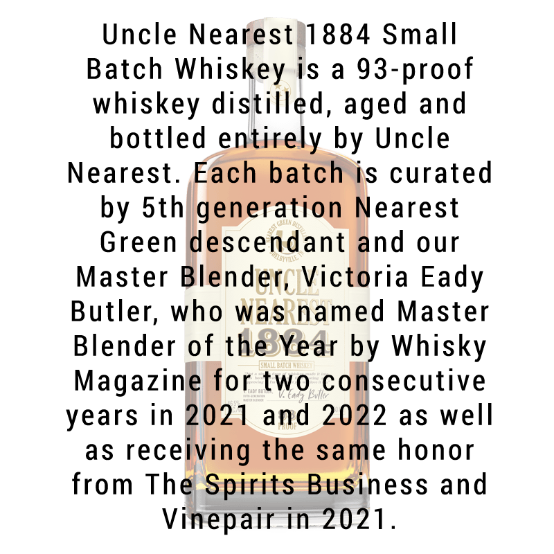 Uncle Nearest 1884 Small Batch Whiskey 750ml