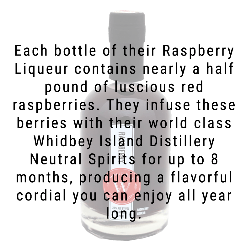 Whidbey Island Distillery Raspberry Liqueur 375mL