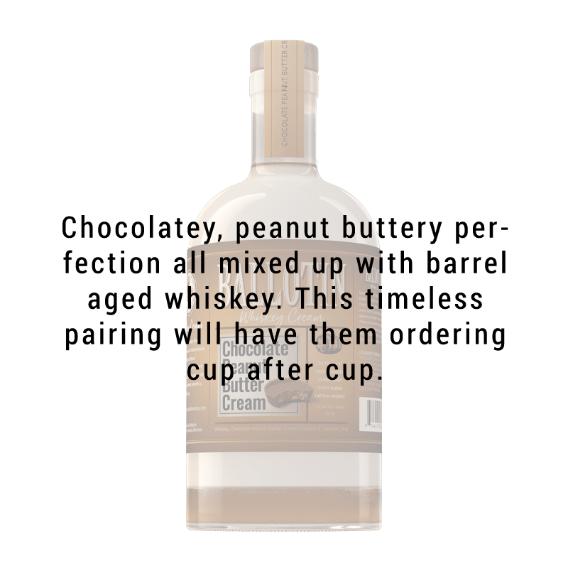 Ballotin Chocolate Peanut Butter Cream 750mL