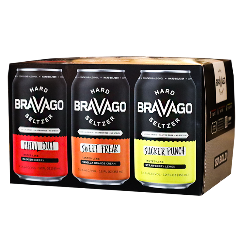 Bravago Hard Seltzer 6 pack