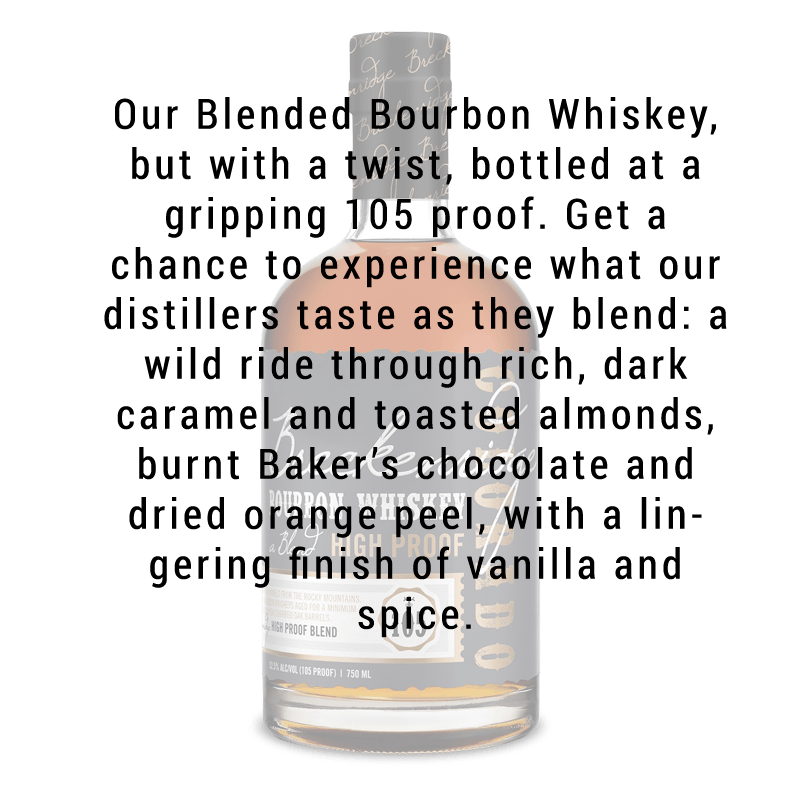 Breckenridge Bourbon High Proof Whiskey 750mL