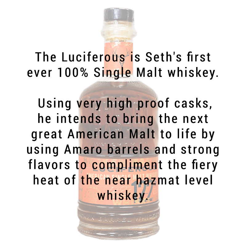 Broken Barrel Luciferous Single Malt Whiskey 750ml