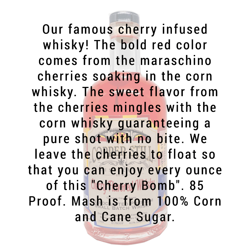 Copper Still Distillery Cherry Flavored Whisky 750mL