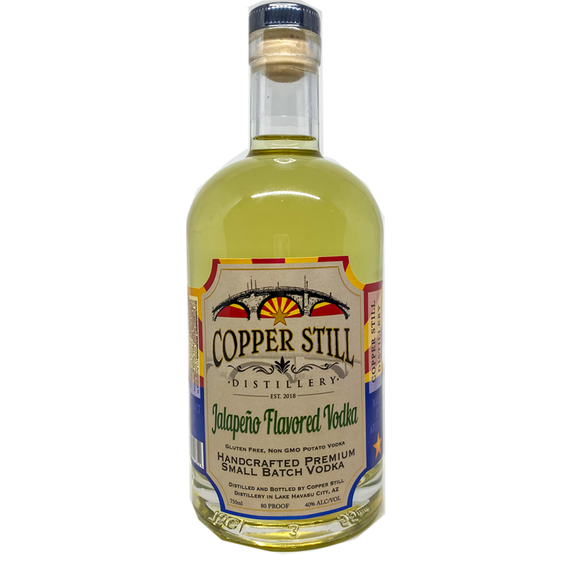 Copper Still Distillery Jalapeno Flavored Vodka 750mL