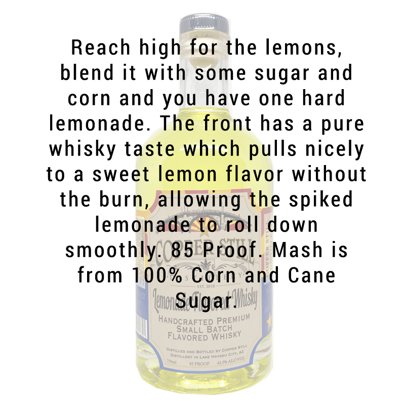 Copper Still Distillery Lemonade Flavored Whisky 750mL