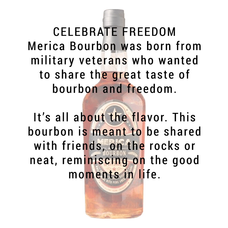 Merica Bourbon Whiskey 750mL