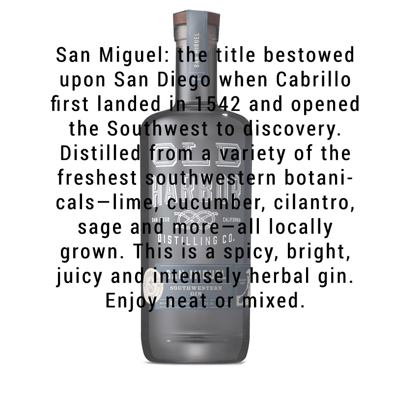 Old Harbor Distilling Co. San Miguel Gin 750ml