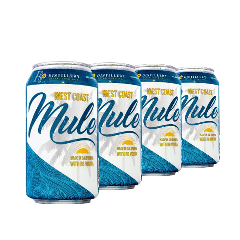 R6 Distillery West Coast Mule 12.oz 4 pack