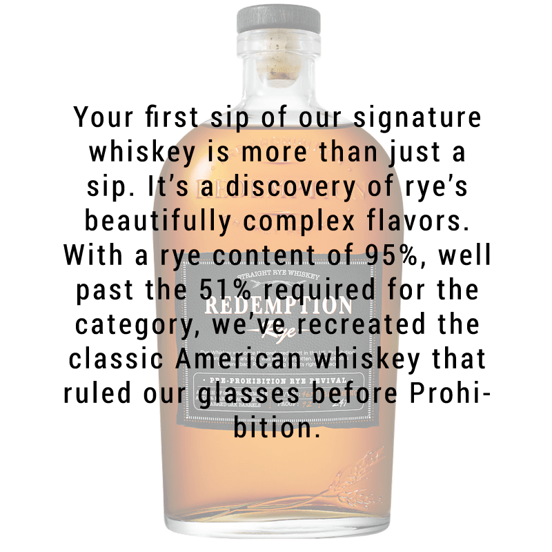 Redemption Rye Whiskey 750mL