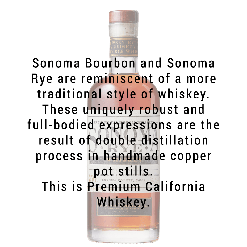 Sonoma Distilling Rye Whiskey 750mL