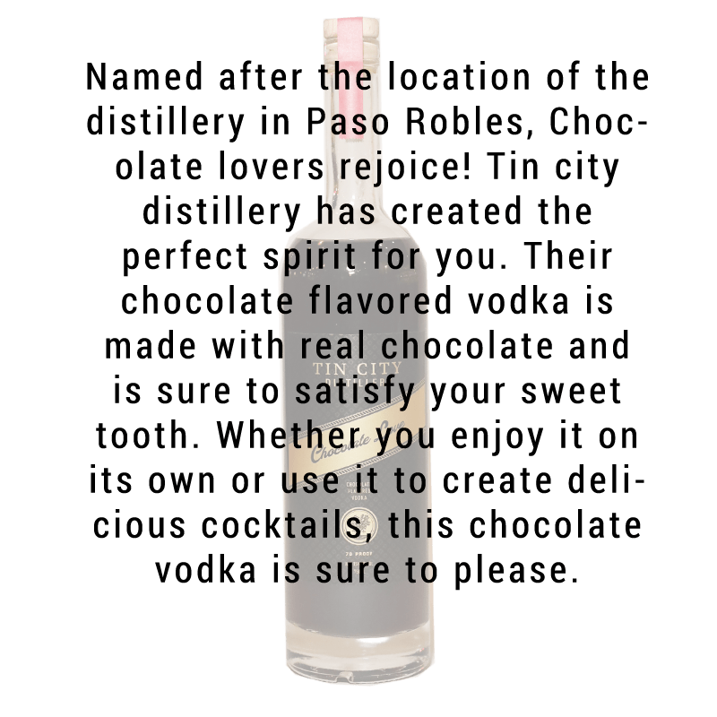 Tin City Distillery Chocolate Love Vodka 750ml