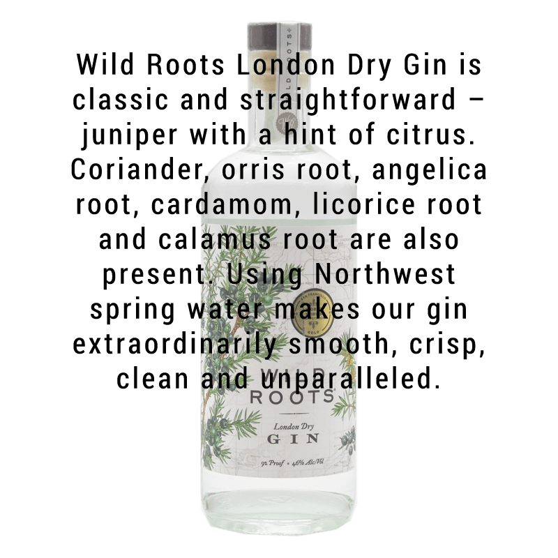 Wild Roots London Dry Gin 750mL