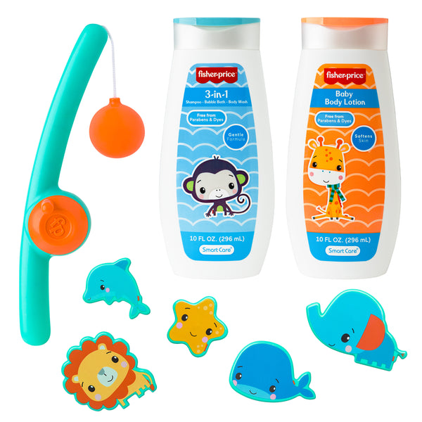 Smart Care Fisher-Price Magnetic Fishing Rod Bath Set for Babies