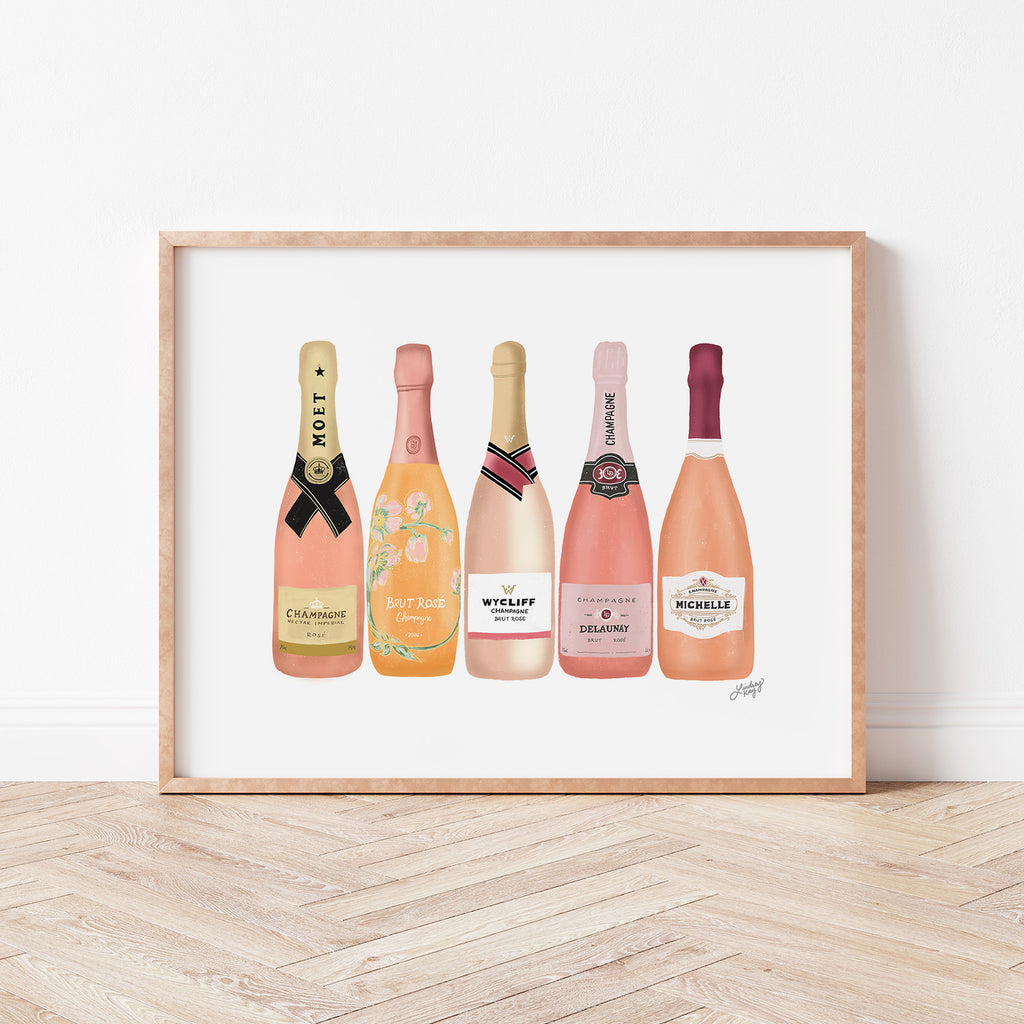 Custom Alcohol Bottles - Art Print