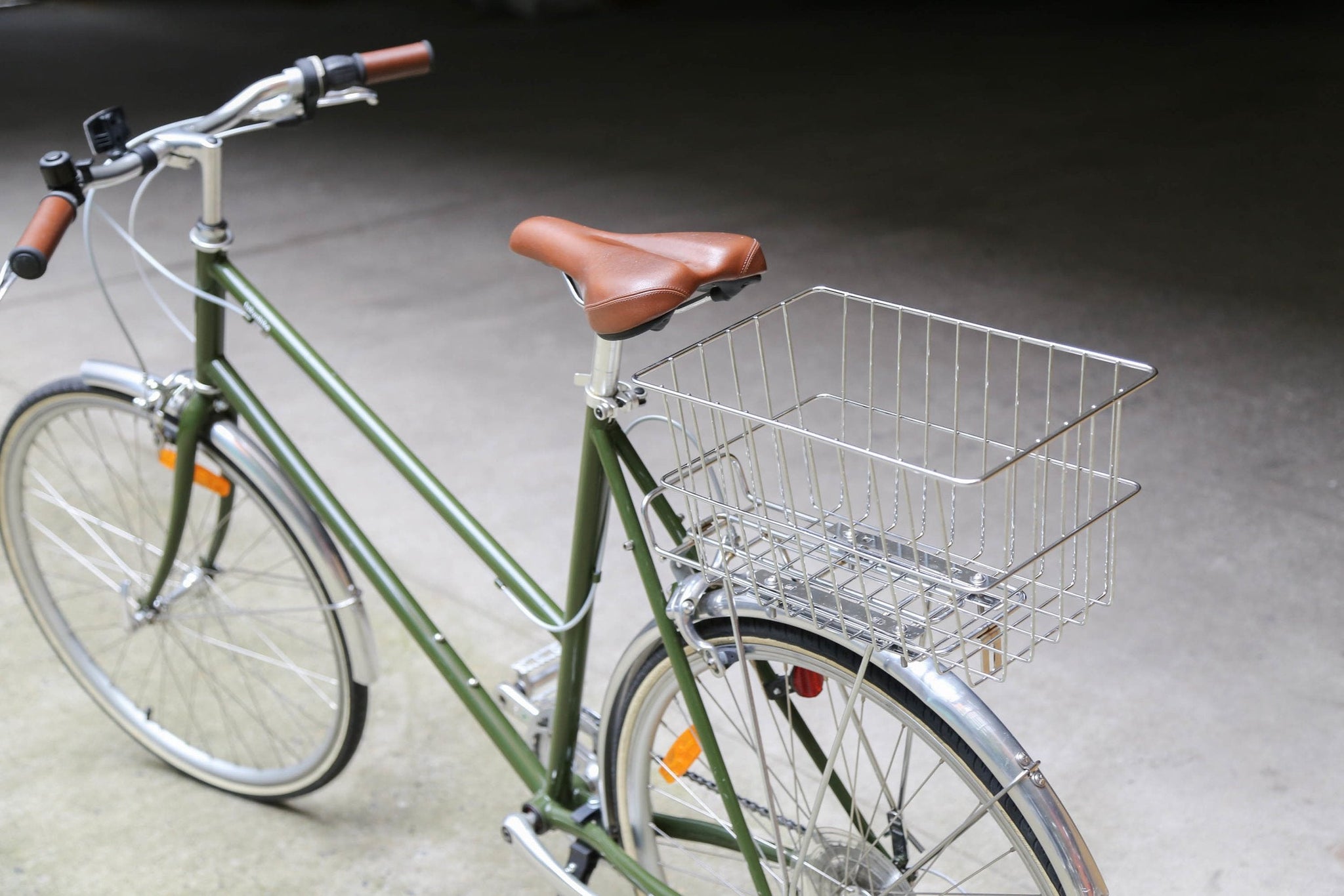 stainless basket for bike