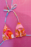 Reversible Printed Triangle Bikini Top | 2 colours | Loonigans