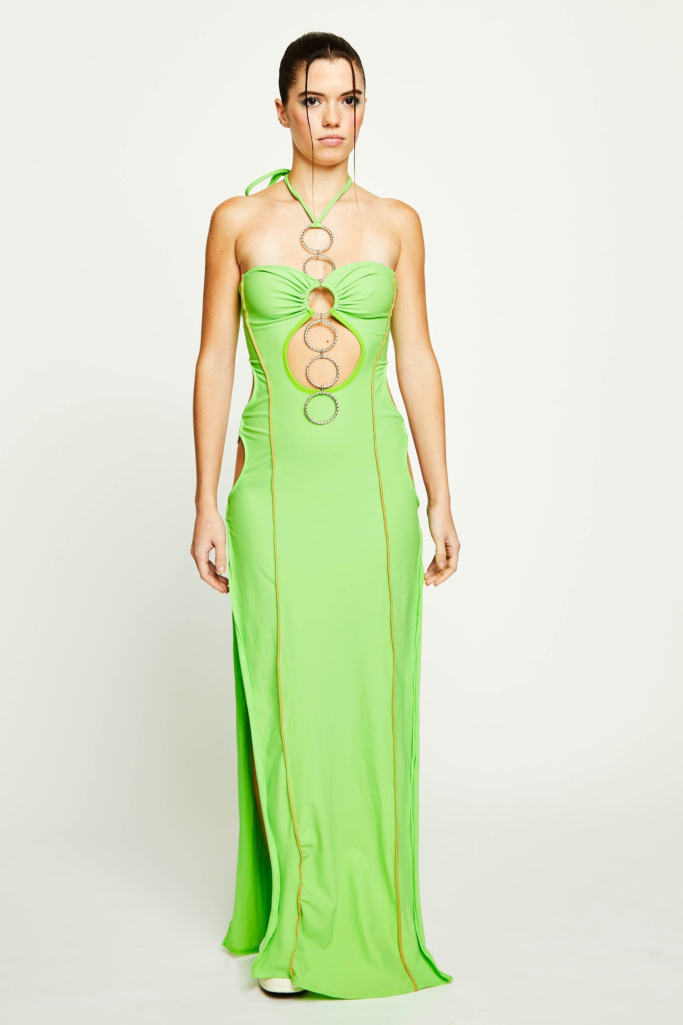 O Ring Cut Out Maxi Dress Sinead Gorey