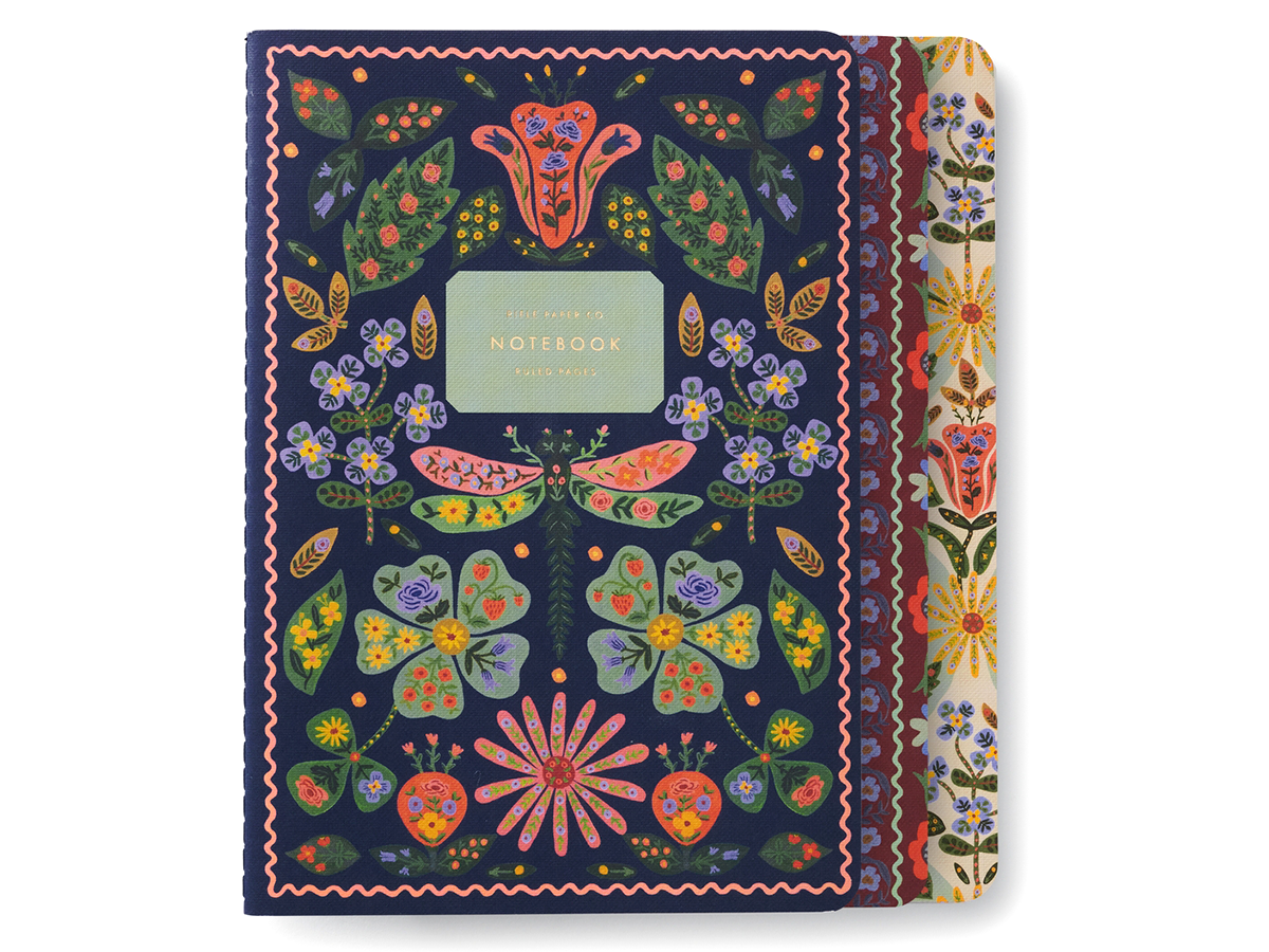 Assorted Set of 3 Posy Notebooks