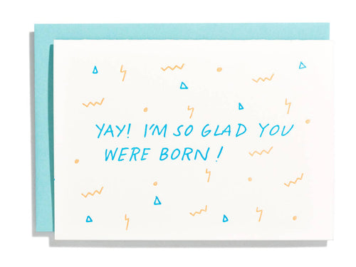 So Glad You Were Born, Single Card