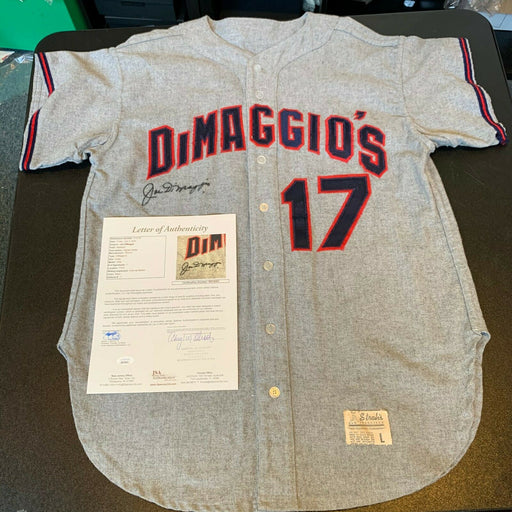 Joe Dimaggio Signed Autographed 1950's Baseball Jersey With JSA